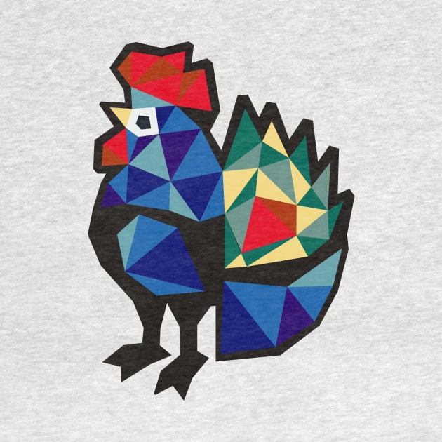 Polish Folk Rooster by XOOXOO